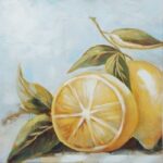 Slika Sa polovinom limuna, 50 x 50 cm