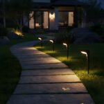 Solarna lampa sa senzorom pokreta, 1 kom